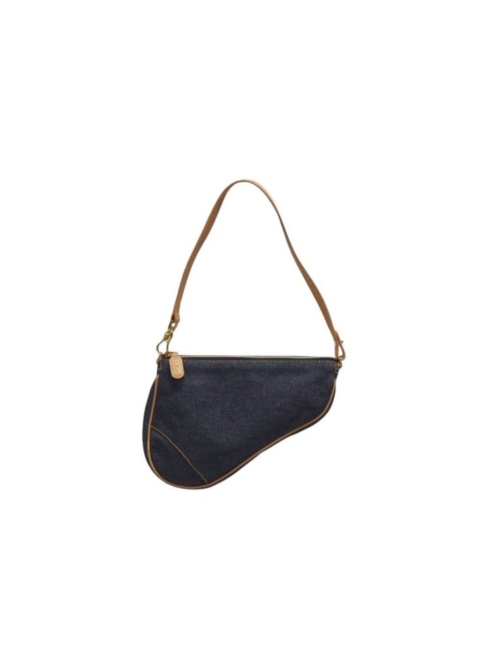 Dior Galliano Era Saddle Pouch Denim